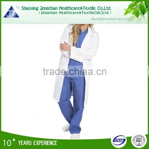 2017 Unisex Coats White Doctor Wear Lab Coat thumbnail-2