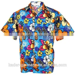 Hawaiian Aloha Cotton Shirt Colorful Big Chaba Beach Holiday thumbnail-1
