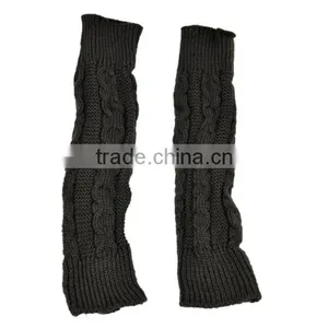 Women Arm Warmer Knitting Wool Fingerless Long Gloves Leisure Korean Glove 7869 thumbnail-4
