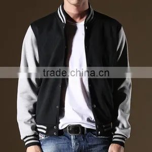 Wholesale Mens Casual Baseball Zip ip Sweatshirt thumbnail-2
