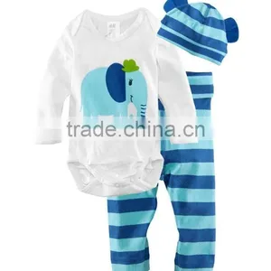 Baby Clothes Boy Girl Set Animal Pattern Rompers thumbnail-1