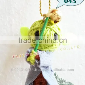 Handmade Keychains Keyrings Voodoo Doll String Accessories Bag Gifts thumbnail-1
