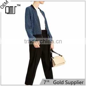 OEM Big Promotion Wide Leg Black Casual Dress Pants for Ladies thumbnail-1
