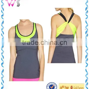 Wholesale Gym Wear Bodybuilding Yoga Tank Tops Sportswear thumbnail-1