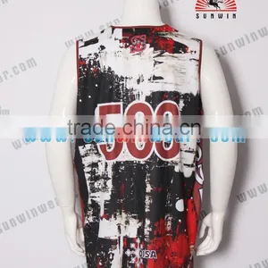Fully Sublimation Professional Famous Basketbal Jerseys, Basketball Uniform thumbnail-2