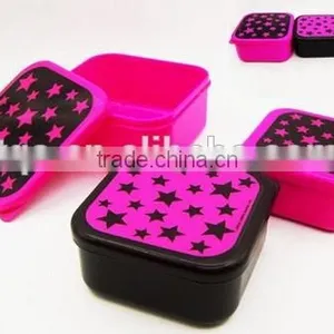 3PCS Square Lunchbox Bento Box Set /storage Box thumbnail-3