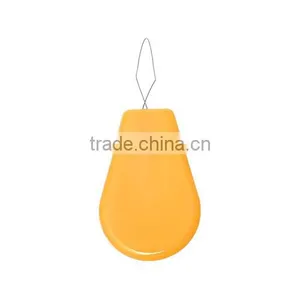 China Wholesale Orange Teardrop Shaped Steel Bow Wire Cross Stitch Needle Threaders thumbnail-3