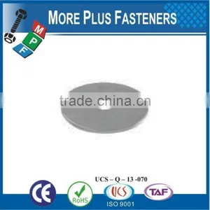 Made in Taiwan Low Carbon Zinc Finish Steel Extra Thick Stainless Sleet Thick Zinc Plated Fender Washer thumbnail-6