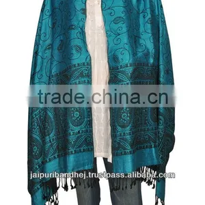 Rajasthani Women Winter Wear Pashmina Stole thumbnail-1
