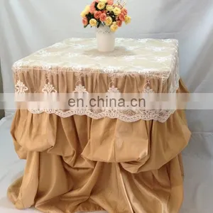 Fashion High Grade Quality White Whinestone Table Skirting thumbnail-6