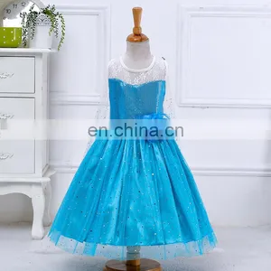 2016 Frozen Elsa Girl Party Dress , Frozen Elsa Dress 29035 Princess Cartoon Art thumbnail-6