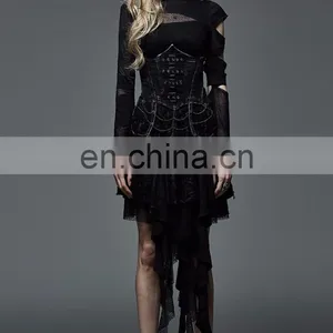 Nu-goth Boho Multi Dividing Corsage Belt With Chains thumbnail-4