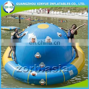 2017 Summer Crazy Water Game Inflatable Disco Boat Water Toy for Sale thumbnail-1