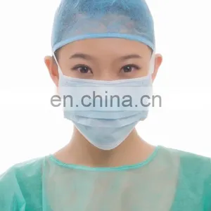 3 Ply Blue Surgeon Surgical PP Face Mask Tie-on Suppliers thumbnail-3