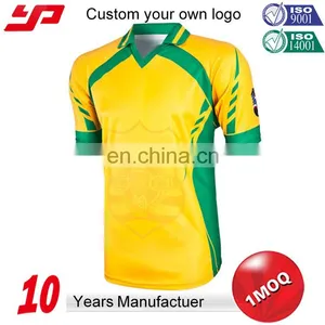 High Quality Wholesale Cheap Polyester Custom Sublimated Blank Rugby Jersey for Team thumbnail-5