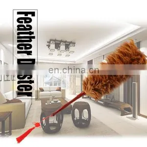 Rattan Feather Fluffy Duster Goood Quality Chicken Feather Dusters thumbnail-1