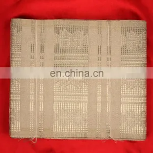 New Deigns White and Silver Aso Oke Headtie for Wedding thumbnail-1