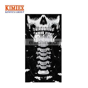 Skeleton Seamless Bandana, X Ray Skull Face Mask for Dust, Music Festivals, Raves, Riding, thumbnail-1