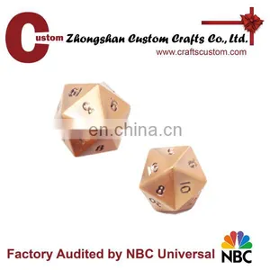 Custom 20sides Antique Metal Small Dice Manufacturers thumbnail-1