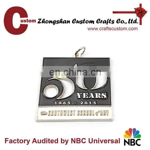 Promotional Gifts Expert Custom Anniversary Fiesta Medal thumbnail-1