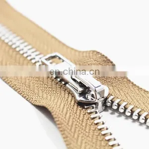 10cm-20cm 100pcs Close-End Metal Zippers With Pearl Slider, Multi-color #5 Zipper thumbnail-4