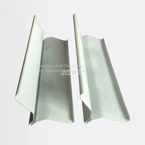 Water Drop Aluminum Ceiling for Station/ Wooden Grain Aluminum Linear Ceiling/Perforated Aluminum Linear Ceiling thumbnail-5