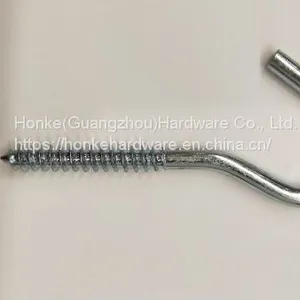 Zinc Plated Carbon Steel Wood Thread Eye Hook Screw thumbnail-3