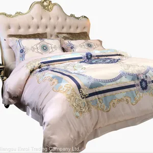 European 100% Cotton 4pcs Bedding Set Digital Printed thumbnail-1