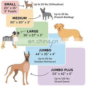 Luxury Orthopedic Dog Bed Large Rectangular Step-On Foam Mattress Ped Bed With Removable Cover thumbnail-6