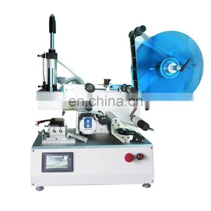 High Accuracy Table Bench Top Tamp Plane Label Pasting Applicator Box Pouch Flat Labeling Machine thumbnail-1