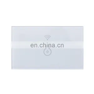 WIFI Israel Standard Smart Touch Crystal Tempered Smart Switch Board Wall Switch thumbnail-1