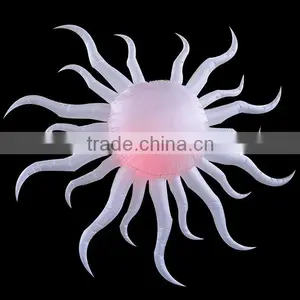 Custom High Quality Crooked Led Light Inflatable Ceiling Hanging Decoration for Party Bar Club Decoration thumbnail-2