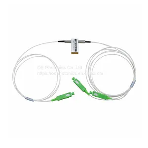 1x2 2x2 Polarization Maintaining PM1300 PM1550 Fiber Optic Switch Mechanical Optical Switch Bypass Switch thumbnail-2