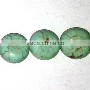 Round Shape Persian Green Turquoise Beads For Handmade Material Fittings For Jewelery Beading Threads thumbnail-1