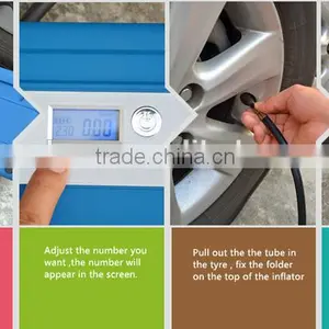 China Factory Portable Tire Inflator Manufacturer Digit Pump Air Compressor Truck thumbnail-6