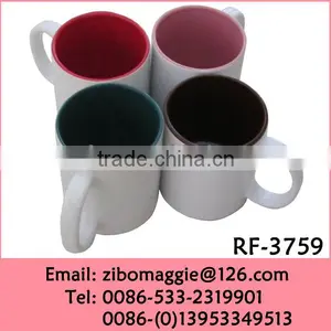 11oz U Shape Best Quality Wholesale Price Colored Porcelain Kids Juice Mug Cup thumbnail-1