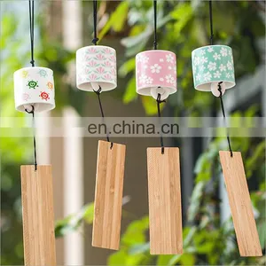 Japanese Style Indoor Ceramic Wind Chimes Wind Chimes Wholesale thumbnail-1
