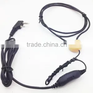 Hidden Comunication Use Wireless Micro Earpiece With PTT Walkie-Talkie Dedicated Neckloops With VOX Function thumbnail-2