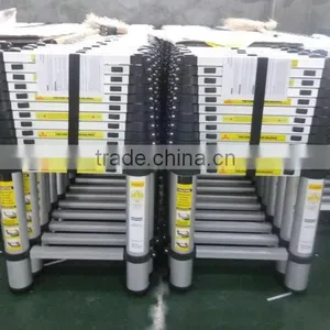 Aluminum 4.1M Telescopic Ladder Hot Selling in Ebay. thumbnail-5