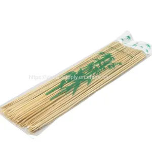 Quality Disposable BBQ Bamboo Skewers Bamboo Picks From China thumbnail-1