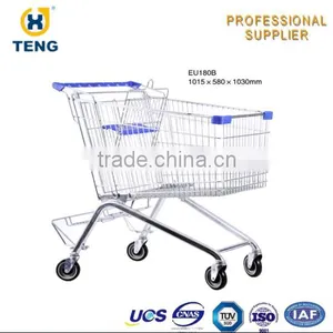 EU Style High Capacity 270L Unfolding Steel Shoping Trolley thumbnail-6
