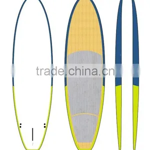 Graphic Paint on Bamboo Electric Surfboard Stand up Paddle Recreational thumbnail-1