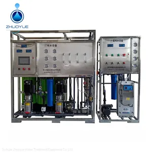 PLC Touch Screen Double Stage Reverse Osmosis Water Treatment Machinery thumbnail-2
