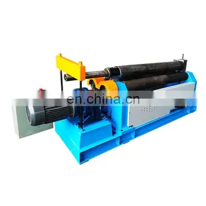 W11 6X2000 Factory Price Mechanical Three-roller Symmetrical Plate Rolling Machine thumbnail-1