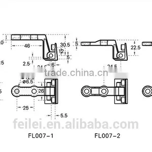 Factory Direct Seeling Industry Electric Box Hinge With Zinc Plated thumbnail-6