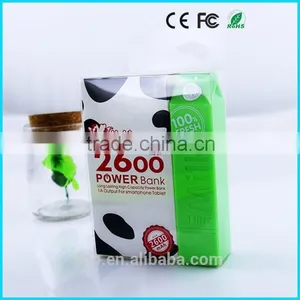 Custom Milk Portable Mobile Power Bank 2600mAh External Backup thumbnail-5