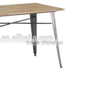 Rubber Wood Powder Coating Dining Table Rectangle Table thumbnail-1