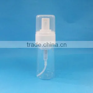 Hot Sale 100ml Pet Bottle With Foam Pump/42MM Clear Cosmetic Foam Pump Bottle thumbnail-1
