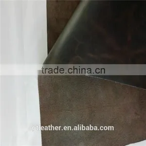 Cow Split Two Tone Pull up Leather thumbnail-3