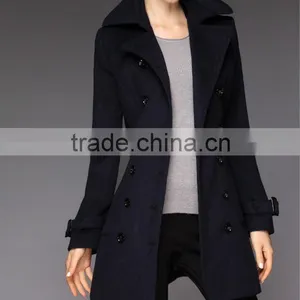 2013 Autumn New Fashion Lady Long Fall Coat thumbnail-1